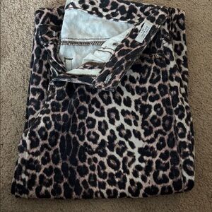 Leopard Print Women Jeans